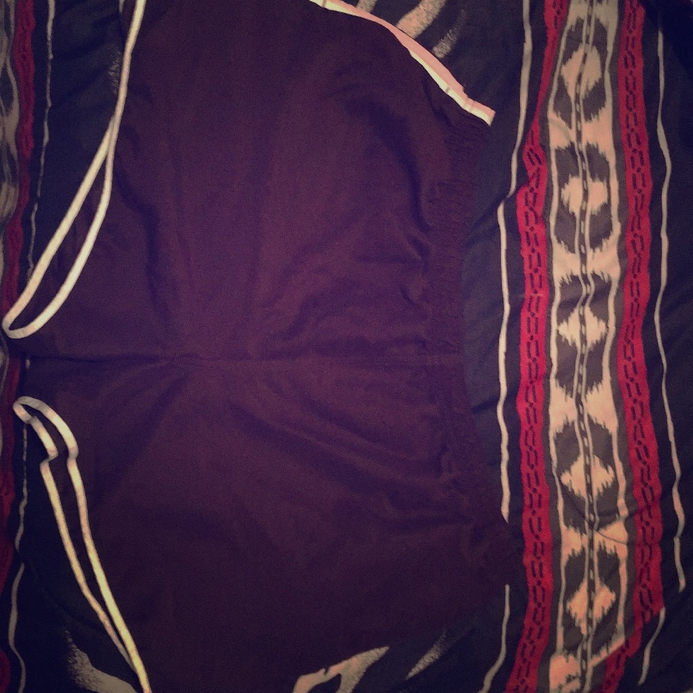 Brown and Pink Workout Shorts